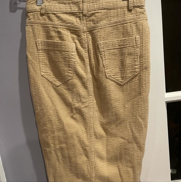 Zara denim corduroy midi skirt - Picture 10 of 10